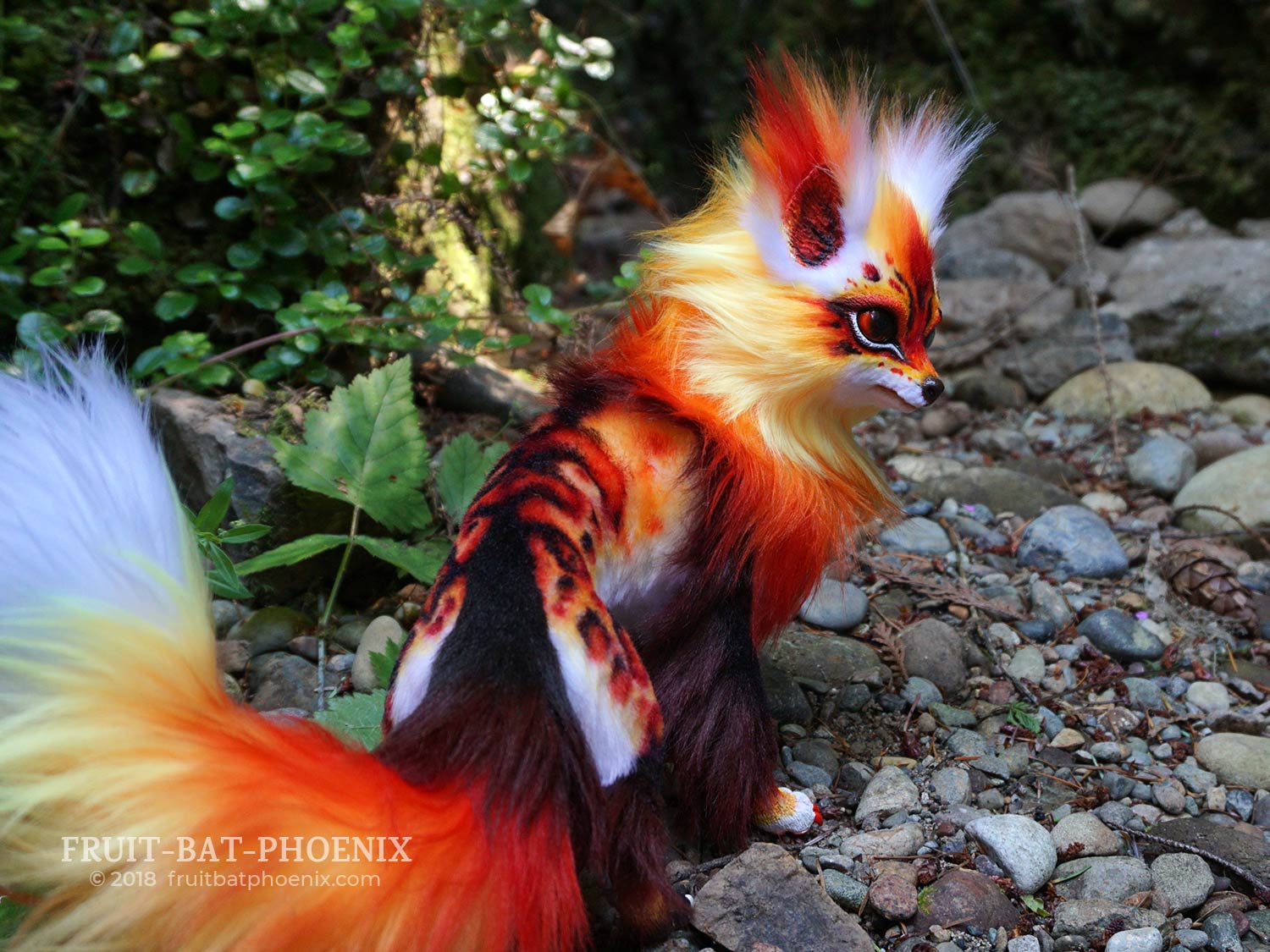 blaze fox back view