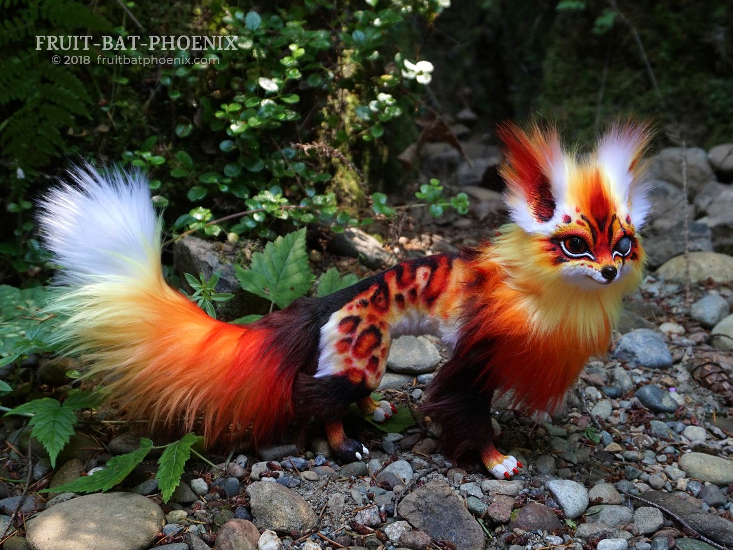 side view of blaze fox