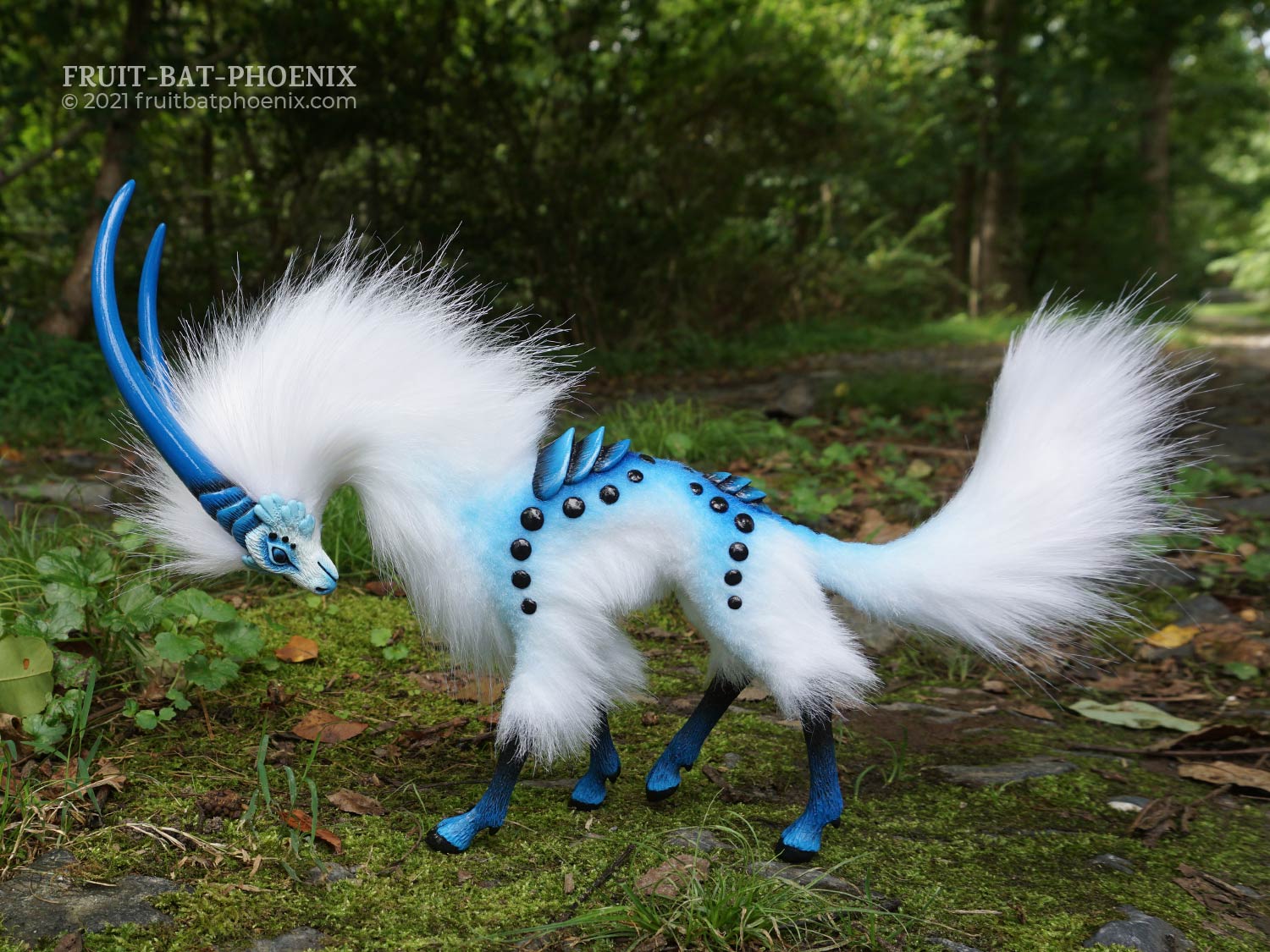 Cloud Antelope III, a posable art doll