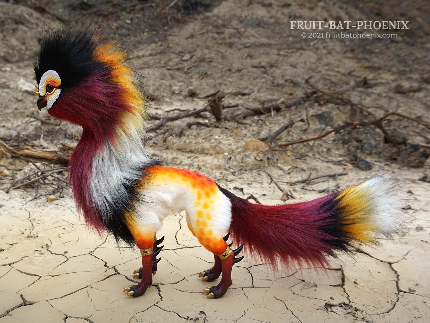Royal Tytogriff poseable art doll side view