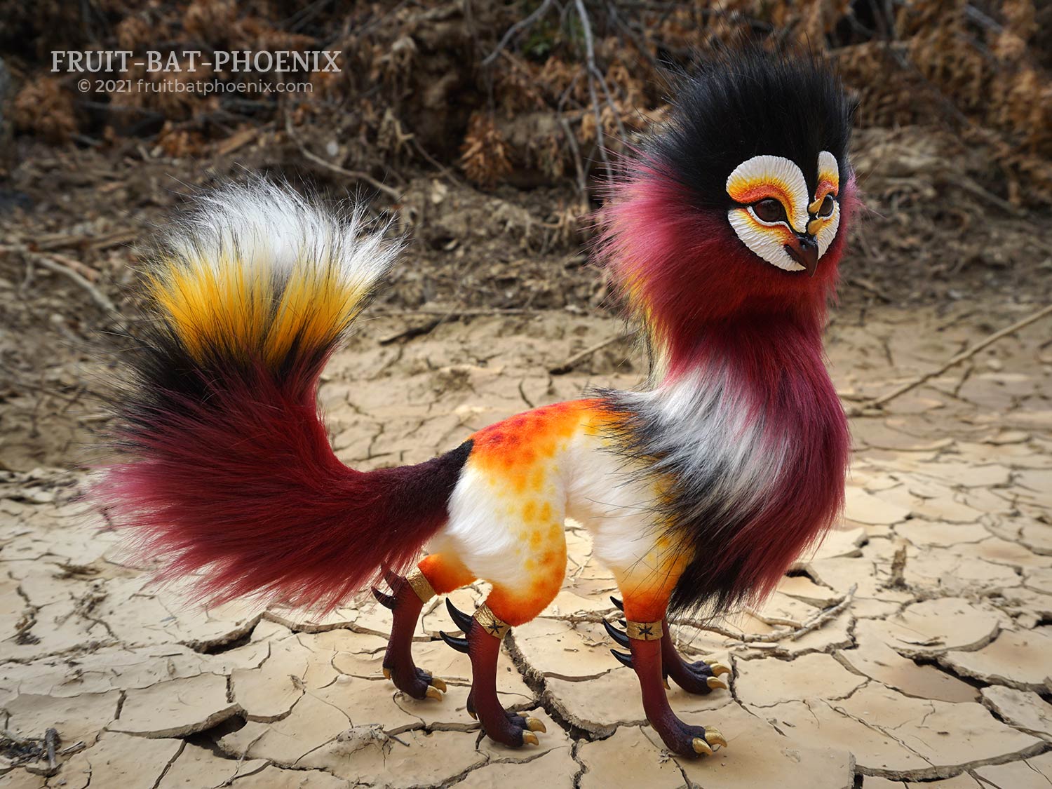 Royal Tytogriff poseable art doll doing a sassy walk